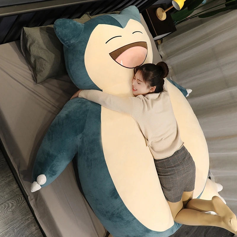 200/150cm gigante Snorlax pelúcia Pokemon brinquedos de pelúcia Kawaii macio Snorlax couro concha pelúcia sem enchimento travesseiro presentes para crianças